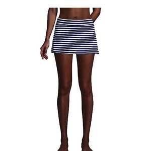 NWT Lands' End Women's Mini Swim Skirt Bottom w/Panty Liner Size 18 $60 I373